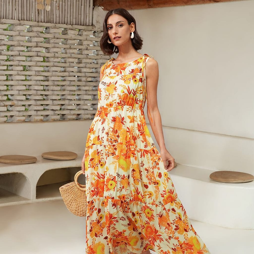 women floral dresses